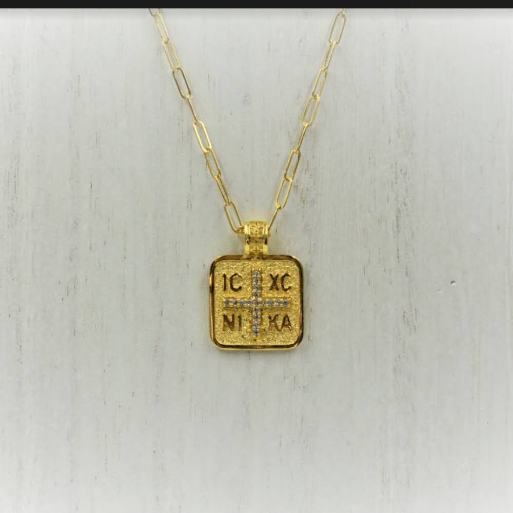 gold-diamond-square-prayer-coin-necklace
