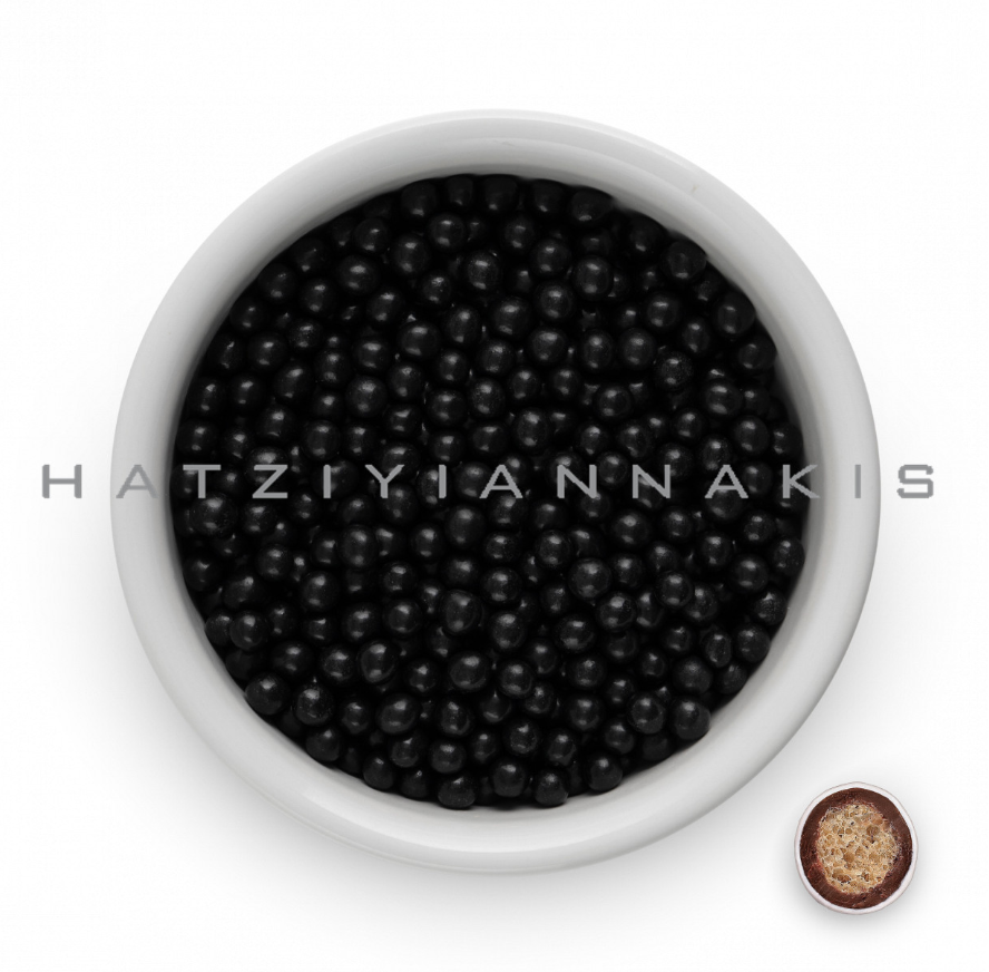 Mini Crunchy Dragees Koufeta - Black