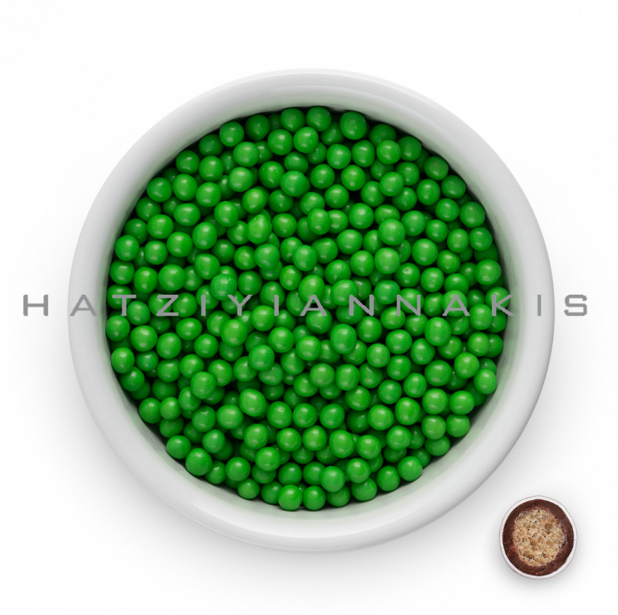 Mini Crunchy Dragees Koufeta - Green