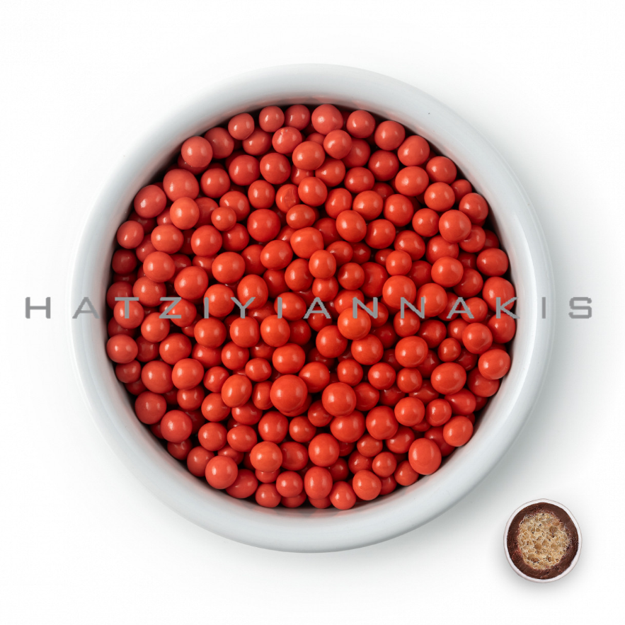 Mini Crunchy Dragees Koufeta - Red