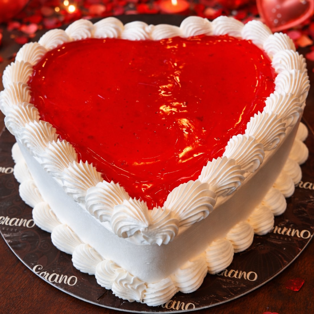 Vanilla Heart Cake
