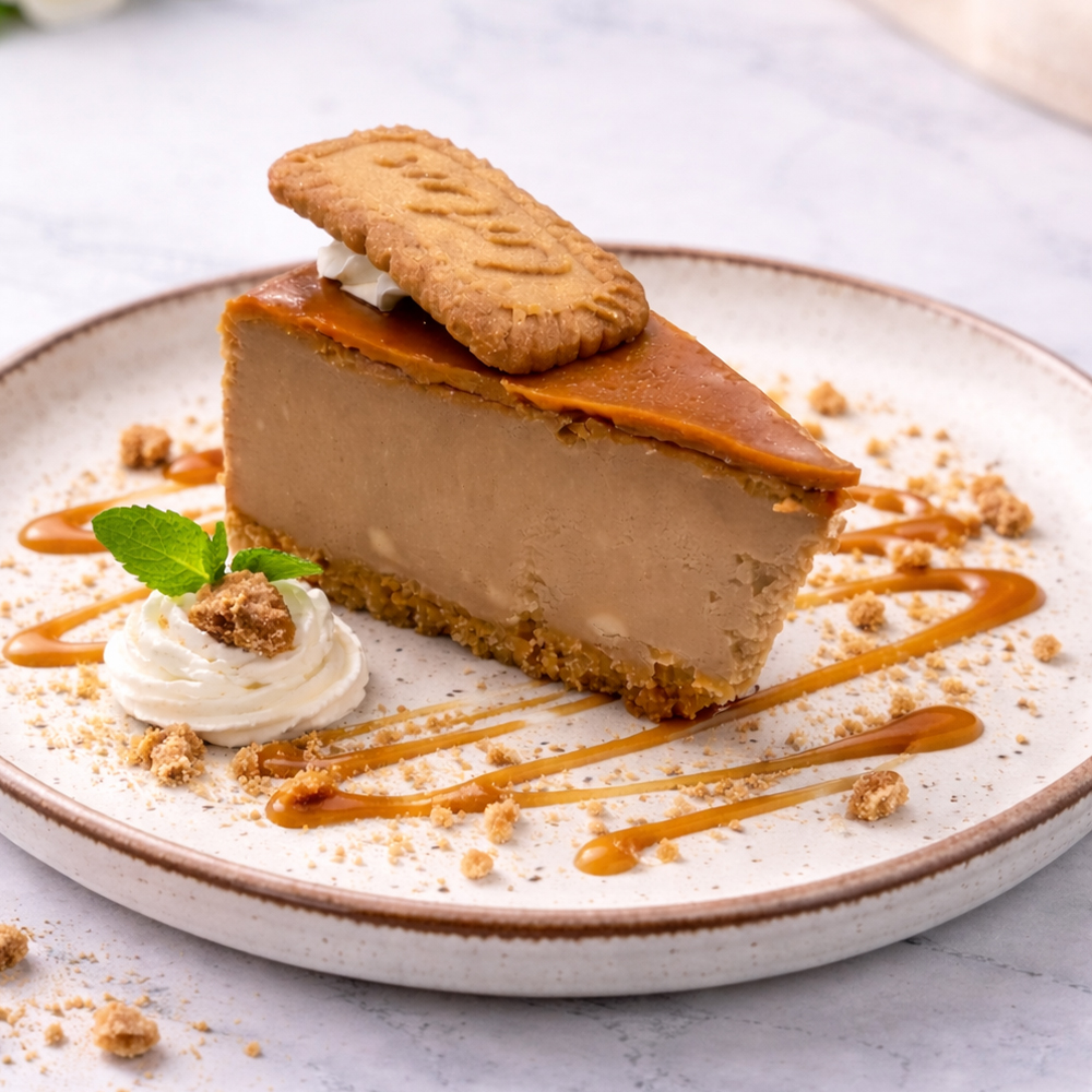 Biscoff Cheesecake Slice